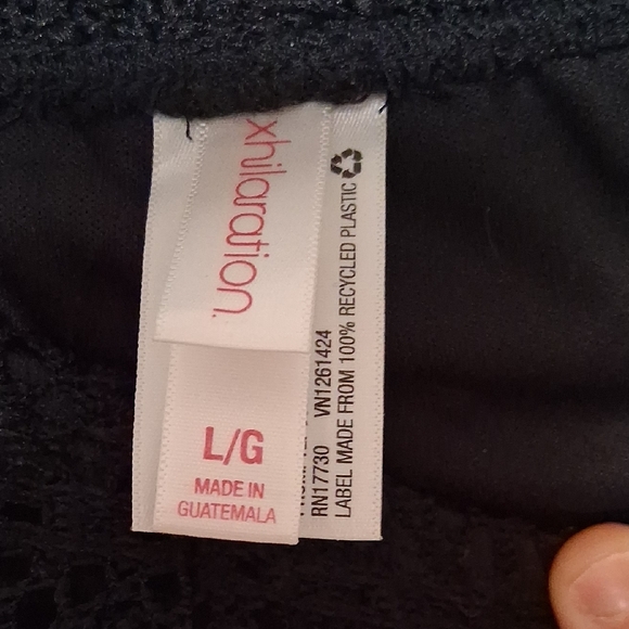 Xhilaration Pants Embroidered Lace Sheer With Shorts Underneath Size L - Picture 9 of 16